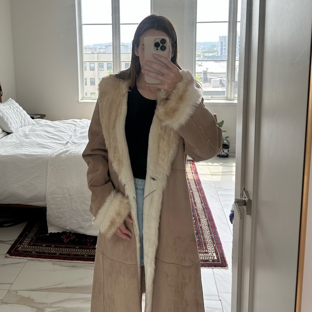 Faux fur jacket